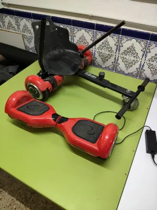 Hoverboard con asiento y cargador