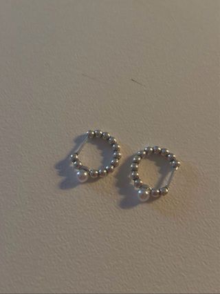 Pendientes aro morados