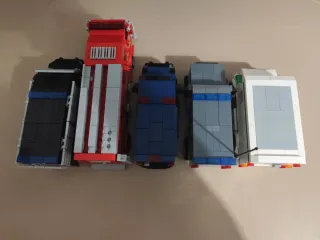 Lego personalizados - Camión bomberos y policía