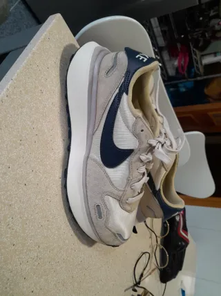 Zapatillas Nike Beige y Azul Casual