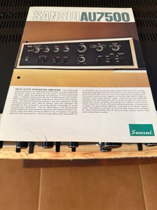 Sansui AU-7500 Amplificador