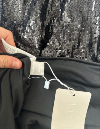 Top lentejuelas negro SHEIN fiesta