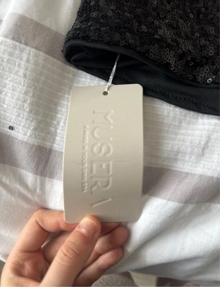 Top lentejuelas negro SHEIN fiesta