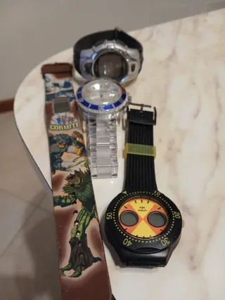 Set 4 orologi vintage a batteria