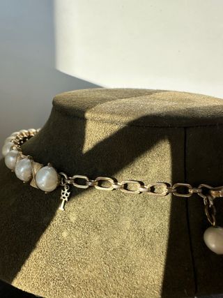 Collana Trifari vintage con perle simulate