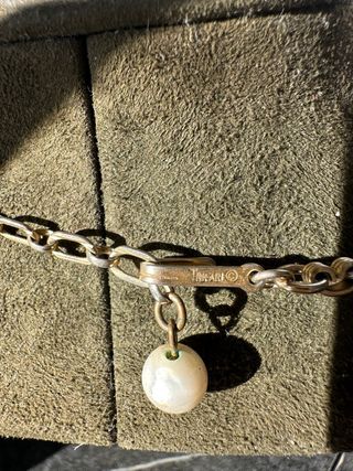 Collana Trifari vintage con perle simulate