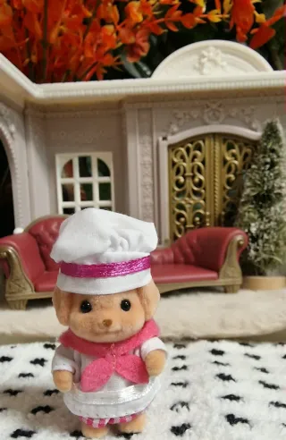 Sylvanian Families Bebé Panadero caniche