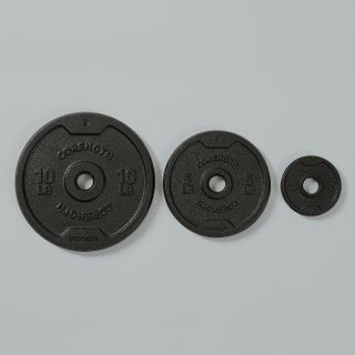 Kit Mancuernas Musculación Disco Hierro Parcialmente