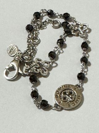 Bracciale Tuum Sette Doni Argento Nero