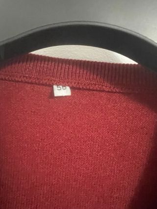 Jersey unisex de lana calentito, color Bourdeo