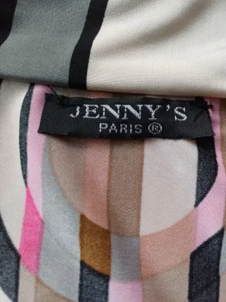 Vestido Camisero Estampado Geométrico Talla M