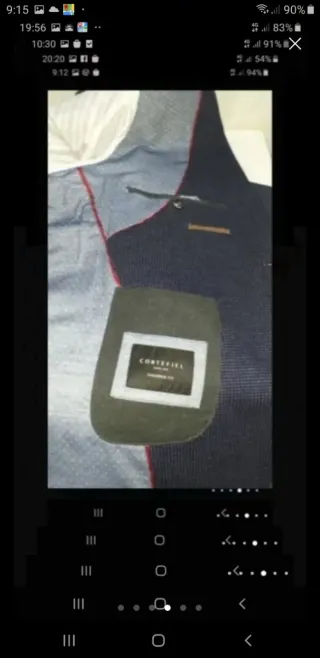 Americana Cortefiel Azul