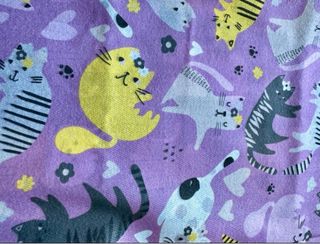 Sciarpa Andrea Cool con gatti in viscosa