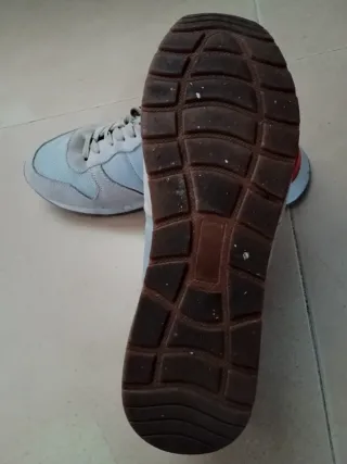 Zapatillas Solera Beige y Azul