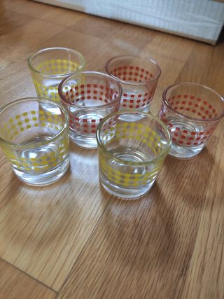 Juego vasos chupito decorados