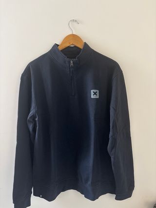 Sudadera Blue Banana Media Cremallera