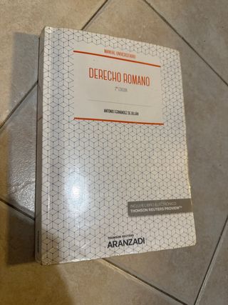 Manual derecho romano