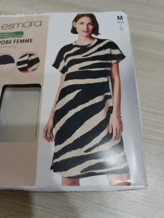 Vestito donna Esmara effetto stropicciato