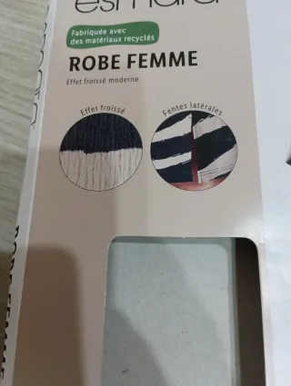 Vestito donna Esmara effetto stropicciato