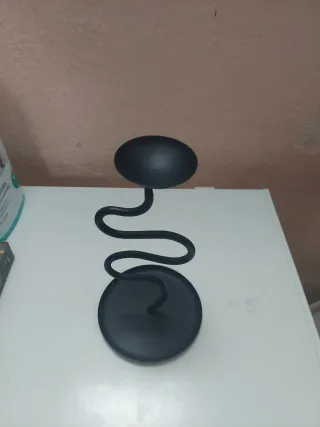 Candelabro Hierro Moderno Negro