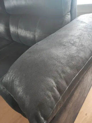 Sofá Chaise Longue Eléctrico Negro