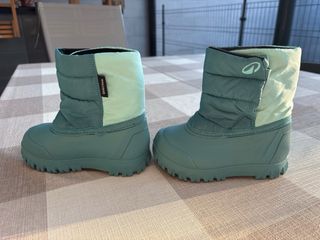 Botas de agua niña verde talla 24-25