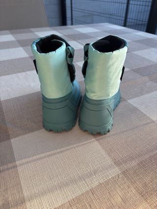 Botas de agua niña verde talla 24-25