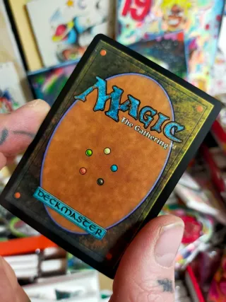 Carta Black Lotus pintada a mano