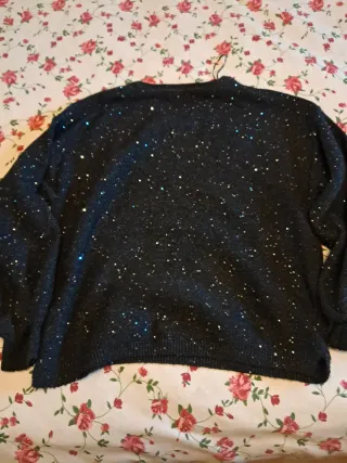 Jersey negro con brillos