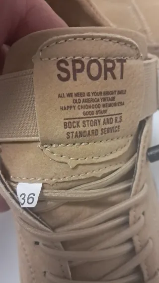 Zapatos Sport Marrón/Beige