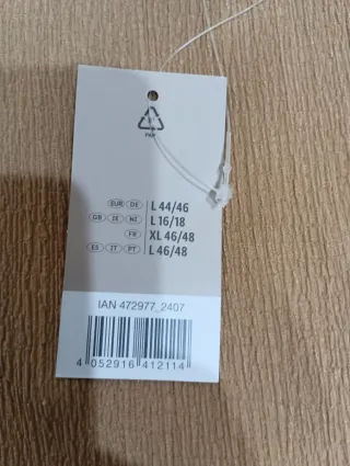 Vestito Esmara XL marrone con bretelle