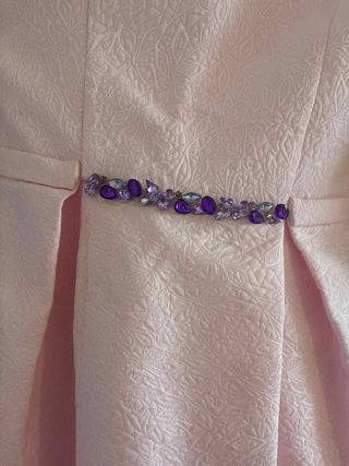 Vestido corto fiesta pedrería