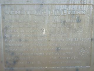 Depósito de combustible SCHÜTZ