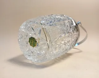 SECCHIELLO Cristallo GHIACCIO con PINZA Vintage