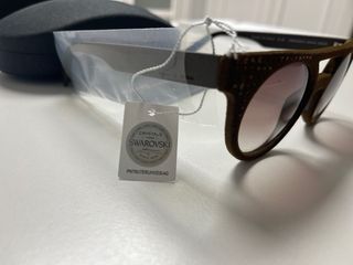 Gafas Terciopelo Marrón Swarovski