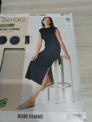 Esmara Vestito Lungo Nero XL