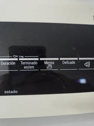 Panel Táctil Secadora Bosch Serie 6