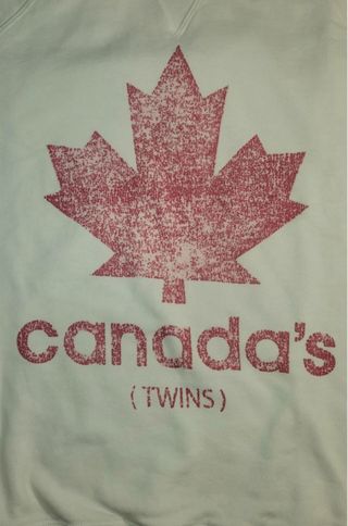 Dsquared2 White crewneck sweatshirt Canada maple l