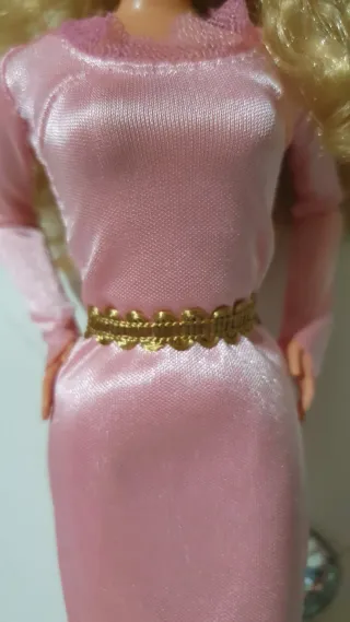 Cintura Barbie dorata handmade