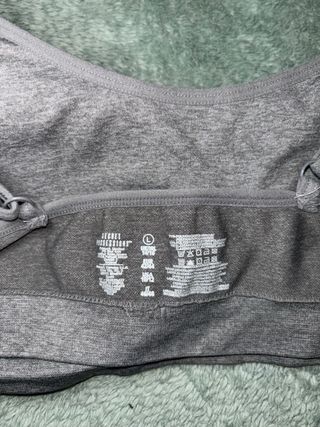 Pack 2 Sujetadores Deportivos Negro y Gris