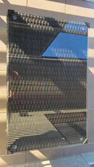 Mesa Ratán Alice's Garden Cristal Marrón