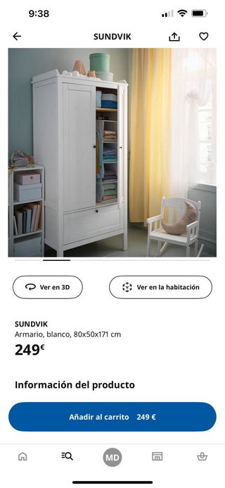 Armario Blanco Sundvik Ikea
