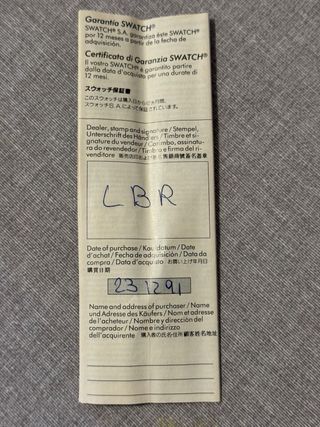 Orologio Swatch Gulp GK139 1991