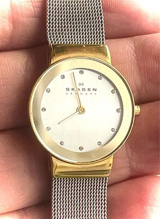Reloj Skagen Mujer Dorado y Plateado