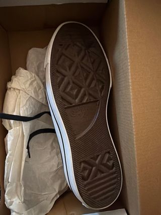 Converse plataforma negras talla 36