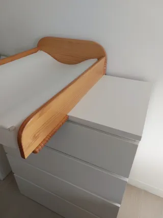 Cambiador Cómoda Malm Ikea Bebé