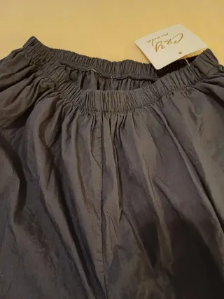 Pantalón bombacho negro