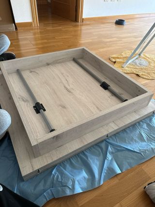 Tablero de mesa de comedor rectangular extensiexte