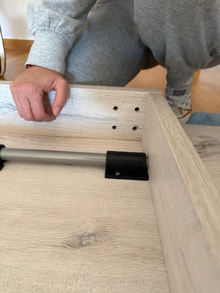 Tablero de mesa de comedor rectangular extensiexte