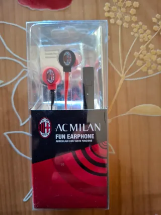 Auricolari AC Milan con tasto funzione